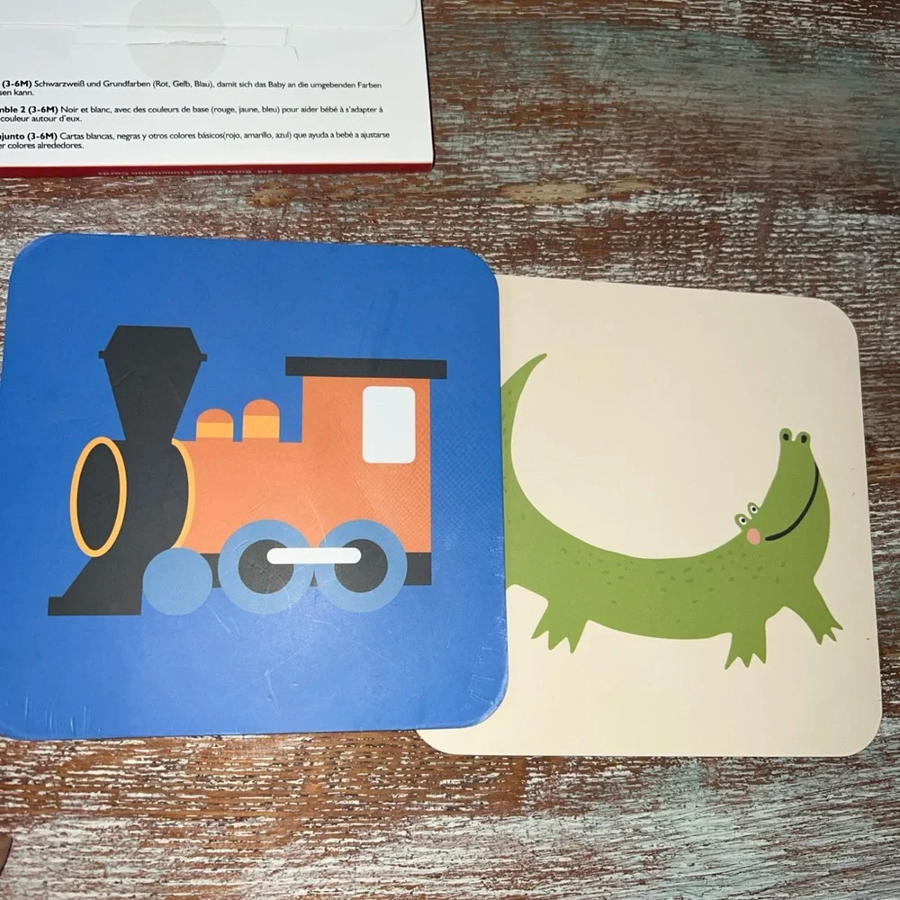 3 sets Beiens Visual Stimulation Cards 0-12 months Hand Eye Coordination